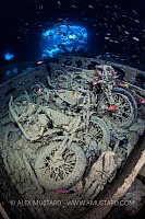 Norton Bikes On Thistlegorm, Egypt