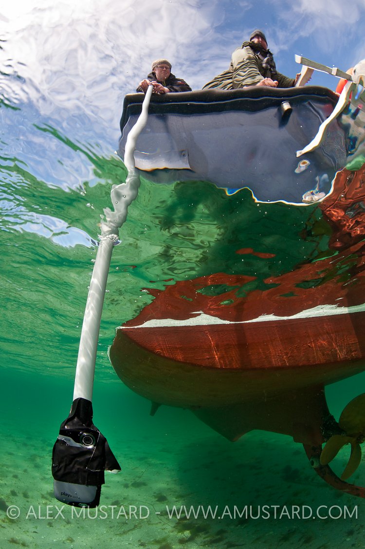 Getting The Shot. Coll, Scotland, UK