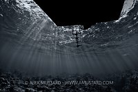 Diveboat Over Reef. Cayman Islands.