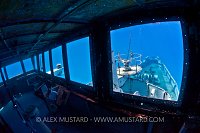 Bow of the Kittiwake. Cayman Islands