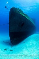 Bow Of Kittiwake. Cayman Islands.
