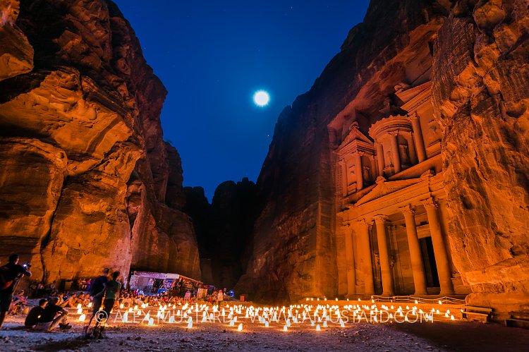 Petra By Night. Jordan