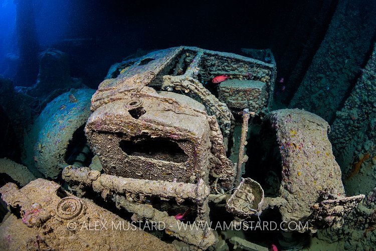 Morris Jeep on Thistlegorm. Egypt
