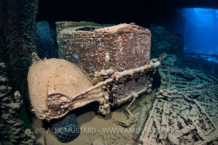 Morris Truck on Thistlegorm. Egypt