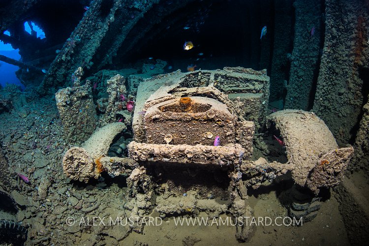 Morris Jeep on Thistlegorm. Egypt