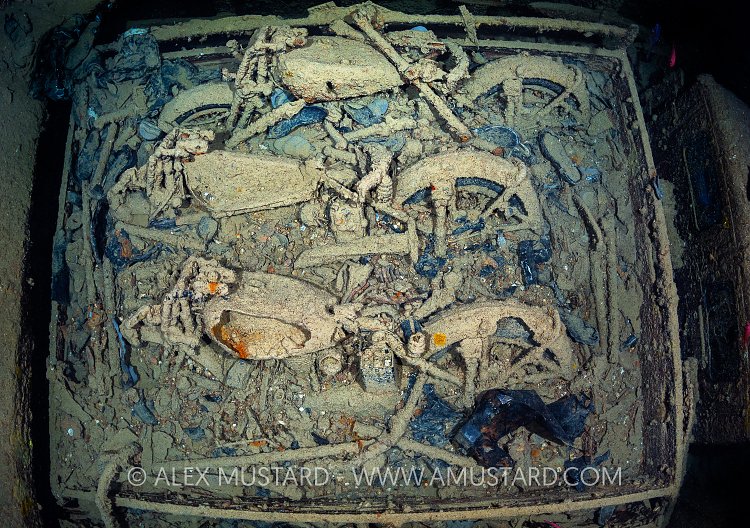 Norton Motorbikes. Thistlegorm. Egypt