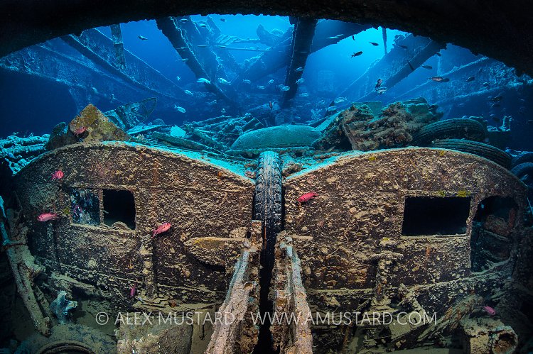 Crossley Type Q Lorries. Thistlegorm, Egypt