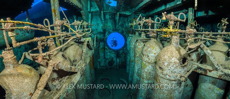 Compressor Room, Kittiwake. Cayman Islands