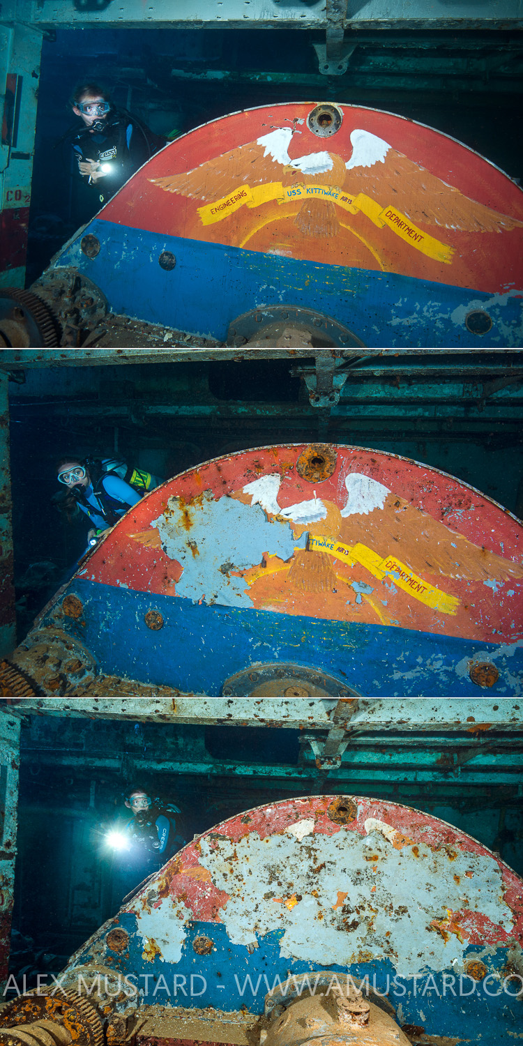Kittiwake Engine Room. Cayman Islands