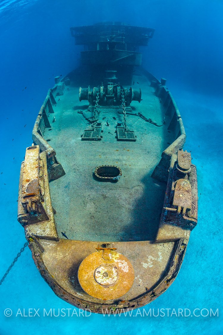Bow Of The Kittiwake. Cayman Islands