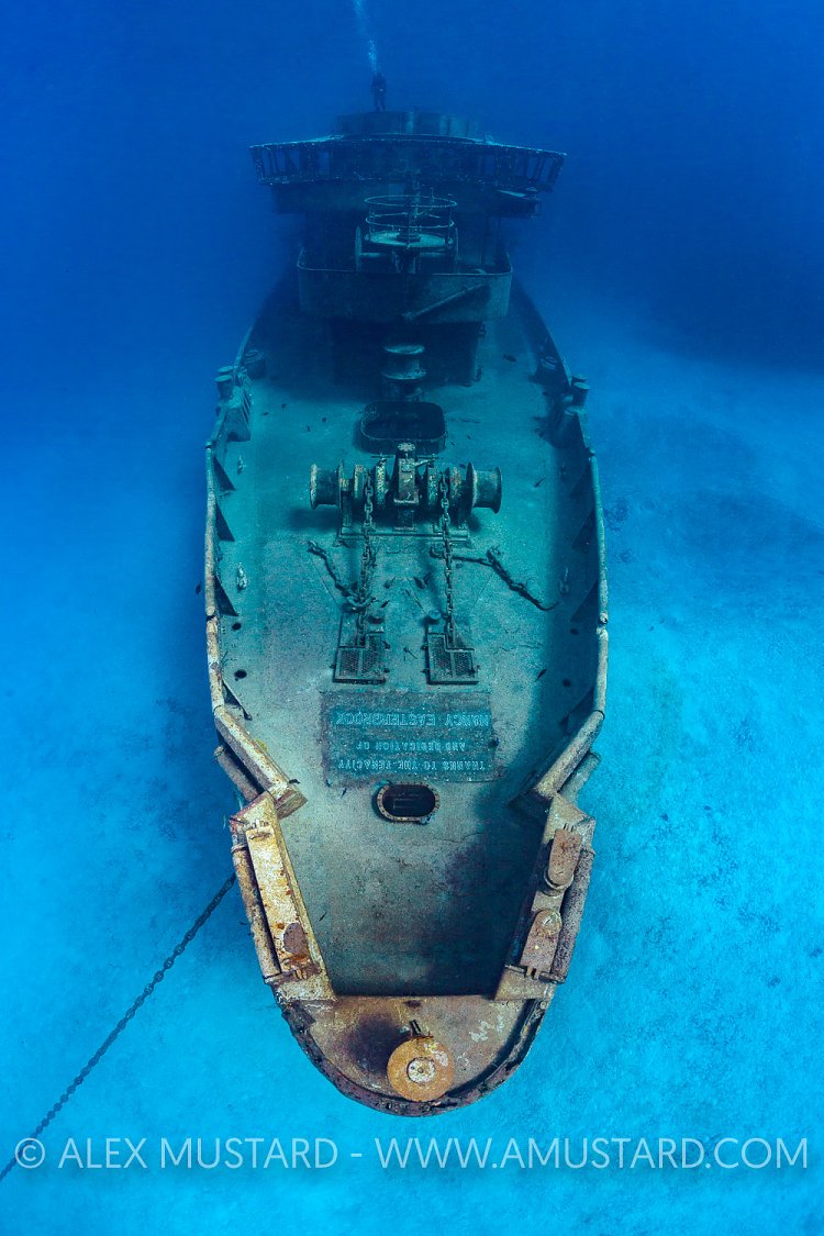 Bow Of The Kittiwake. Cayman Islands
