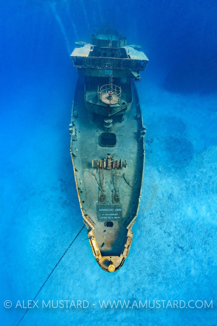 Bow Of The Kittiwake. Cayman Islands