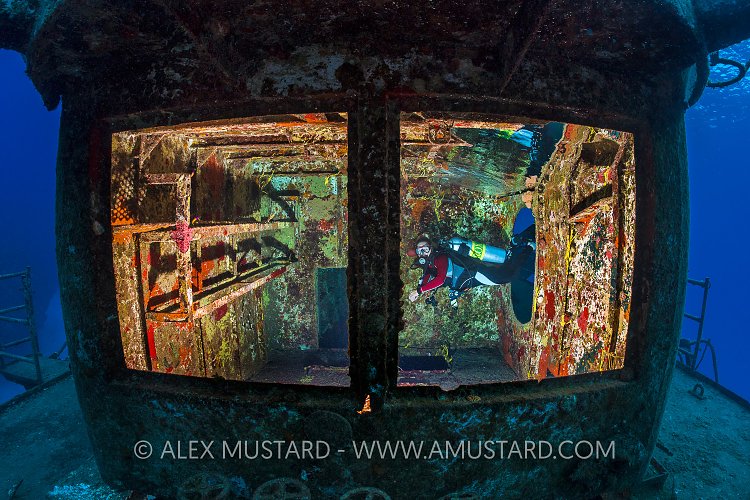 Kittiwake Aft Deck Control Room. Cayman Islands