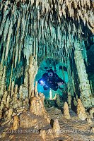 Exploring Cenote. Mexico