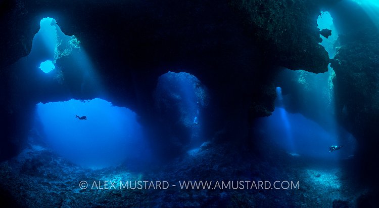 Blue Holes View. Palau