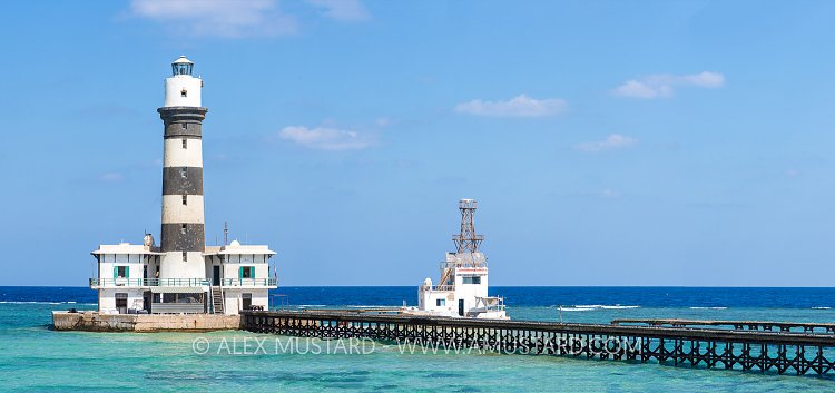 Lighthouse On Daedelus Reef. Egypt