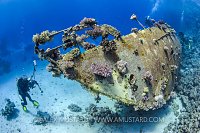 Wreck Of A Yacht. Egypt