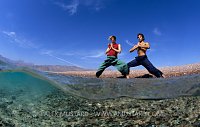 Diving And Yoga. Egypt
