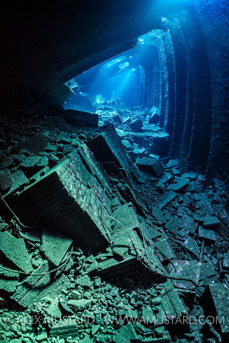 Tiles In Wreck. Egypt
