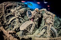 Motorbikes In Thistlegorm. Egypt