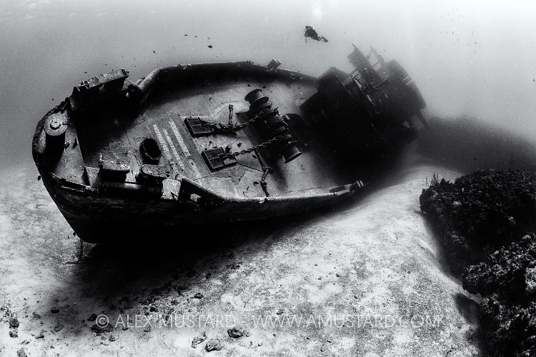 Diving The Kittiwake. Cayman Islands