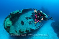 Diving The Kittiwake. Cayman Islands
