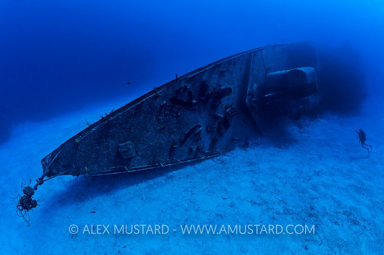 Bow Of Keith Tibbetts Wreck. Cayman Islands.
