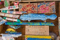 Painted Driftwood. Cayman Islands