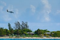 Arriving in Little Cayman, Cayman Islands.