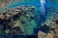 Silfra Canyon, Iceland.