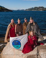 Divers In Viking Dress, Norway
