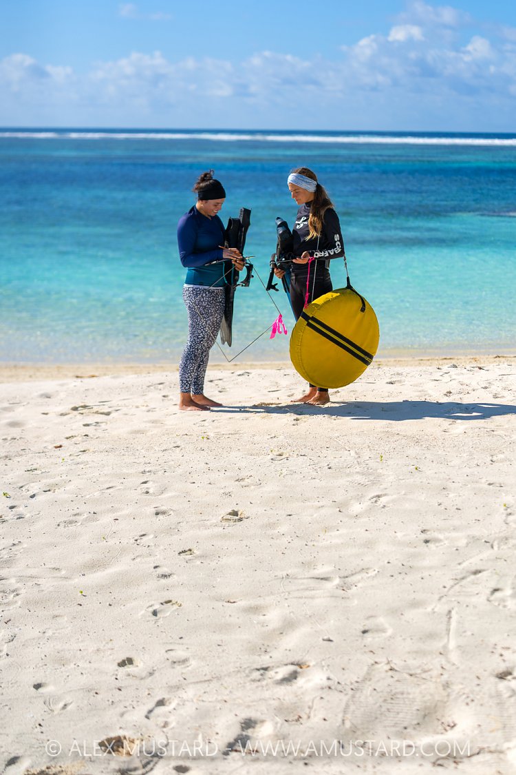 Surveying Seagrass, Maldives