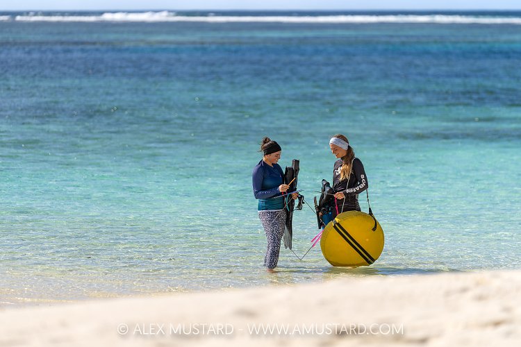 Surveying Seagrass, Maldives