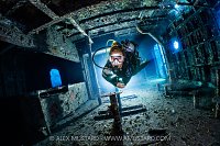 Inside The Kittiwake Wreck, Cayman Islands