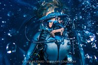 Diver In Bubbles, Cayman Islands