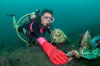 Plastic Pollution Clean Up. Indonesia