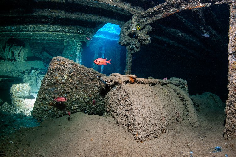 Inside The Thistlegorm. Egypt