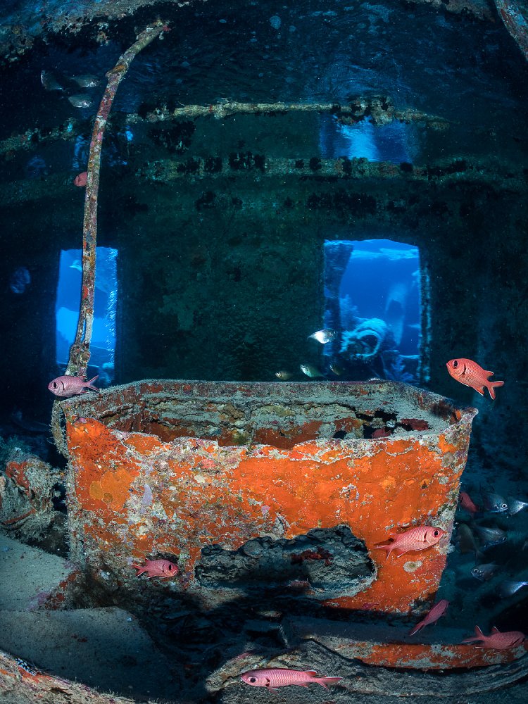 Saloon Room. Thistlegorm. Egypt