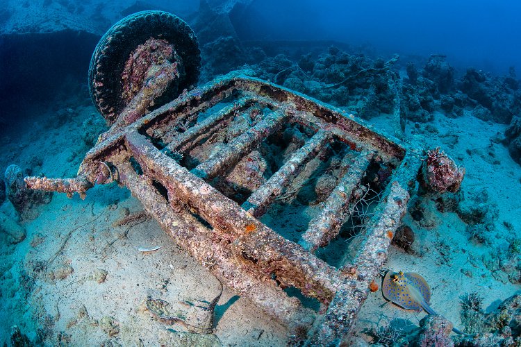 Lorry Trailer. Thistlegorm. Egypt