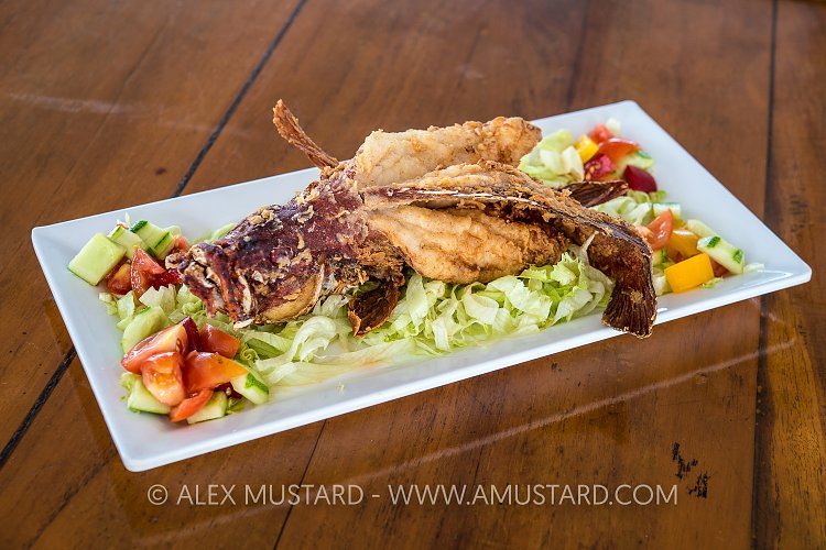 Grouper For Dinner. Indonesia