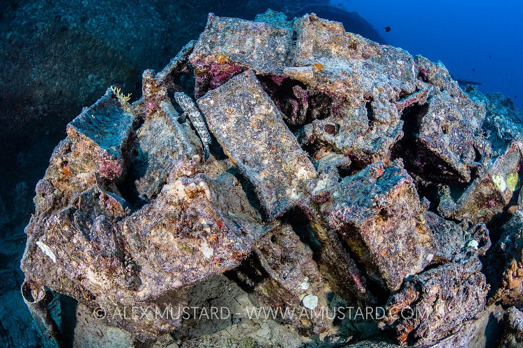Ammo Boxes. Thistlegorm, Egypt