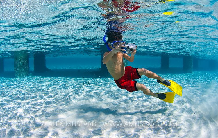 Young Photographer. Cayman Islands