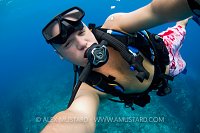 Underwater Selfie. Cayman Islands