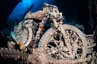 Motorbike In Wreck. Egypt