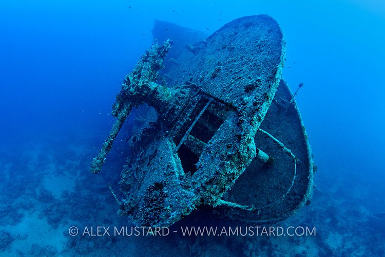 Thistlegorm Wreck Stern. Egypt