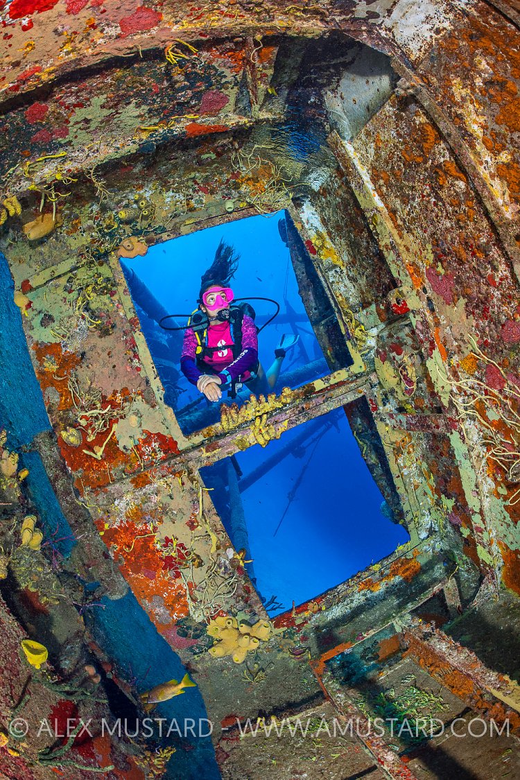 Wreck Diver. Cayman Islands