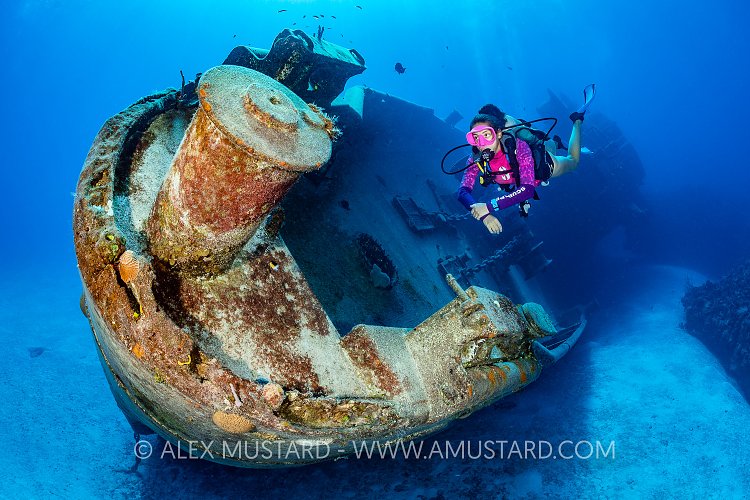 Wreck Diver. Cayman Islands