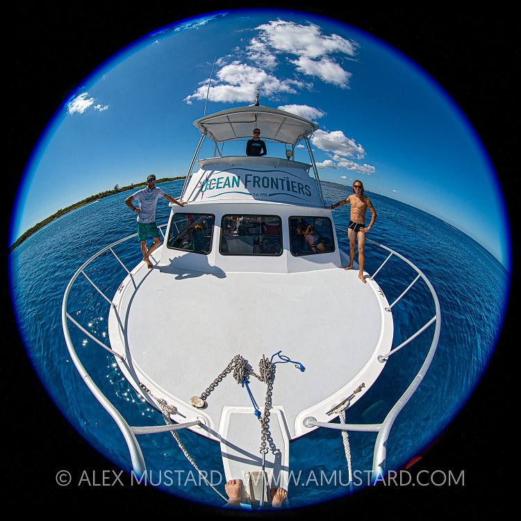 Dive Boat. Cayman Islands