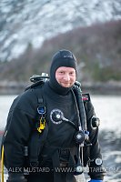 Preparing To Dive. Norway