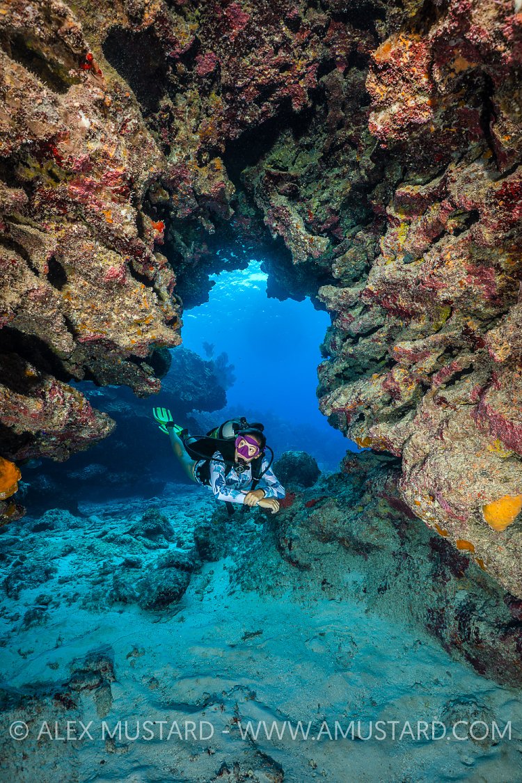 Exploring Caverns, Cayman Islands